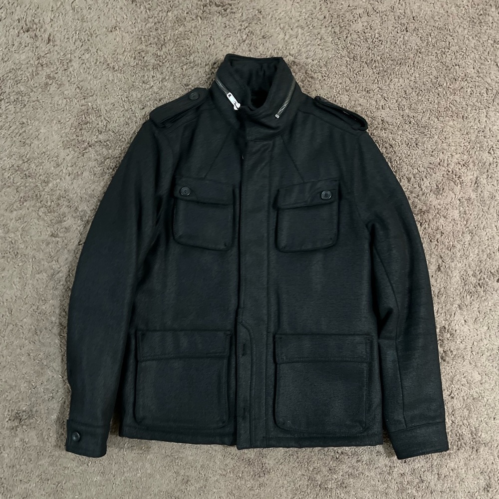 H&M Men’s Wool Blend Military Style Coat Size 38R